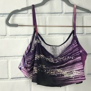 Wildfox Swim Fireworks Sparks Bikini Tankini Top